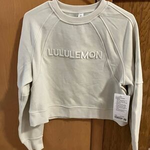 lululemon athletica Cream Sweatshirt